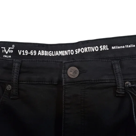 V1969 Italia Denim Shorts Size 40 Abbigliamento Sportivo SRL Jean Shorts Men's - Picture 6 of 9